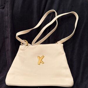 Paloma Picasso Elegant Cream Shoulder Bag